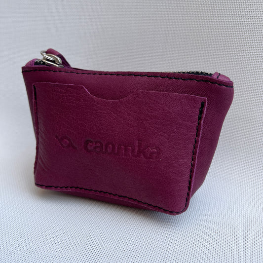 CAOMKA Wink Wallet Natural BioCuir® Leather Exclusive Piece No. 10758