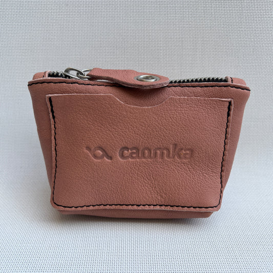 CAOMKA Wink Wallet Natural BioCuir® Leather Exclusive Item No. 10759