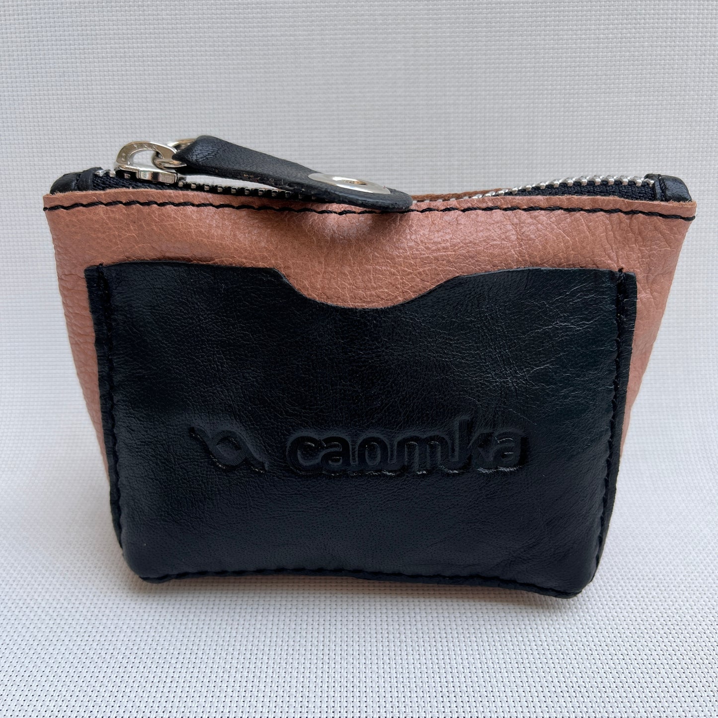 CAOMKA Wink Wallet Natural BioCuir® Leather Exclusive Piece No. 12423