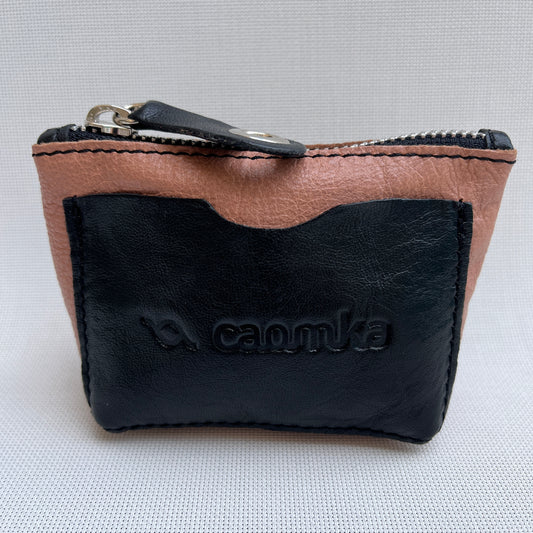 CAOMKA Wink Wallet Natural BioCuir® Leather Exclusive Piece No. 12423