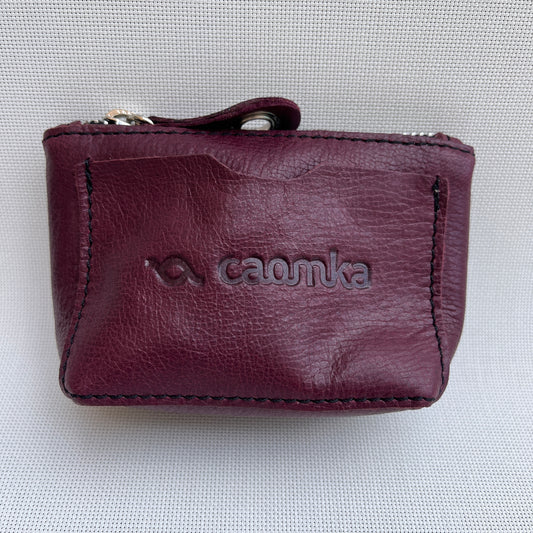 CAOMKA Wink Wallet Natural BioCuir® Leather Exclusive Piece No. 12424