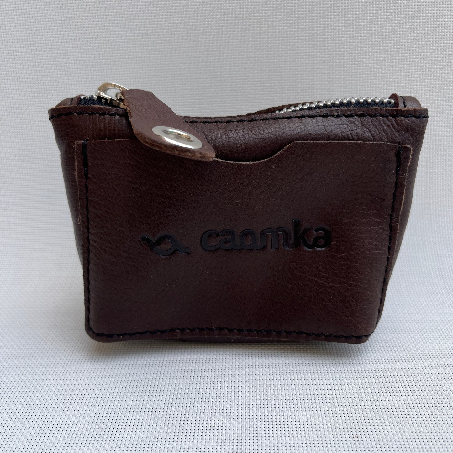 CAOMKA Wink Wallet Natural BioCuir® Leather Exclusive Piece No. 12426