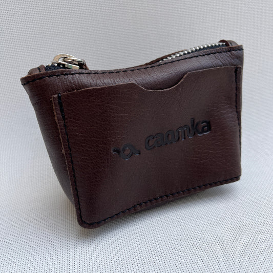 CAOMKA Wink Wallet Natural BioCuir® Leather Exclusive Piece No. 12426