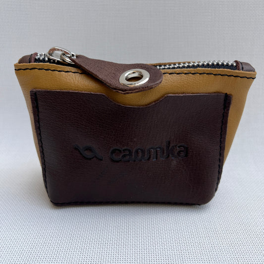 CAOMKA Wink Wallet Natural BioCuir® Leather Exclusive Item No. 12427