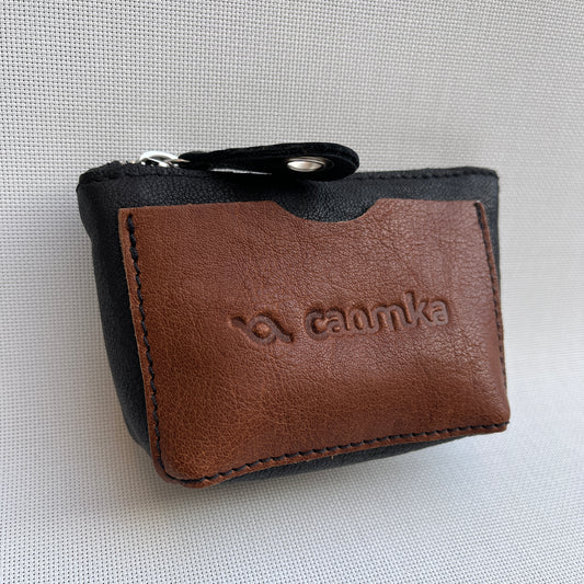 CAOMKA Wink Wallet Natural BioCuir® Leather Exclusive Piece No. 10763