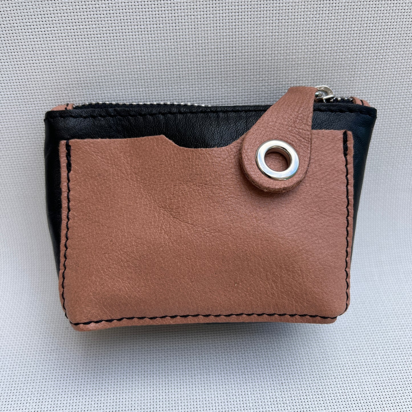 CAOMKA Wink Wallet Natural BioCuir® Leather Exclusive Piece No. 12428
