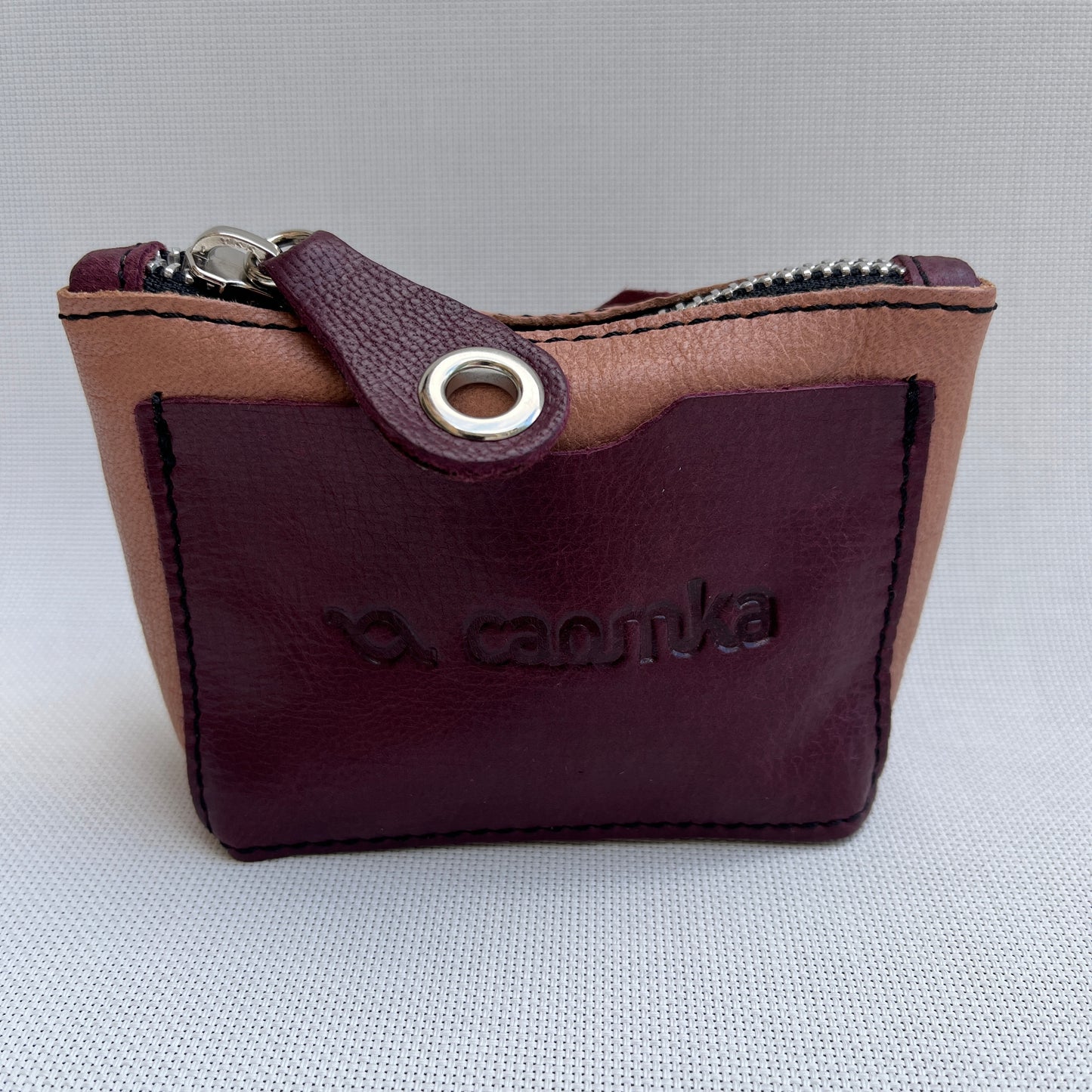 CAOMKA Wink Wallet Natural BioCuir® Leather Exklusives Stück Nr. 12430