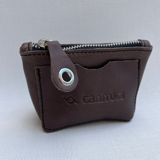 CAOMKA Wink Wallet Natural BioCuir® Leather Exclusive Piece No. 12432