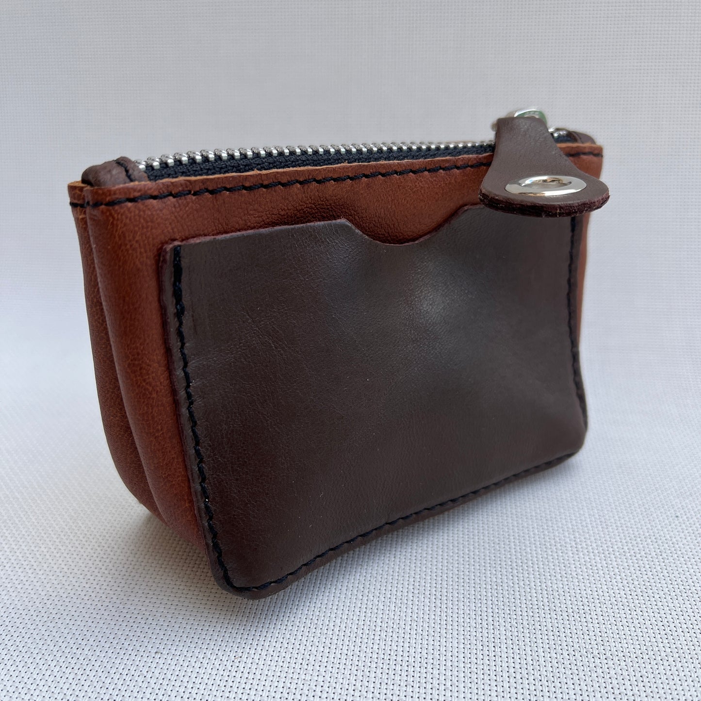 CAOMKA Wink Wallet Natural BioCuir® Leather Exclusive Piece No. 12433