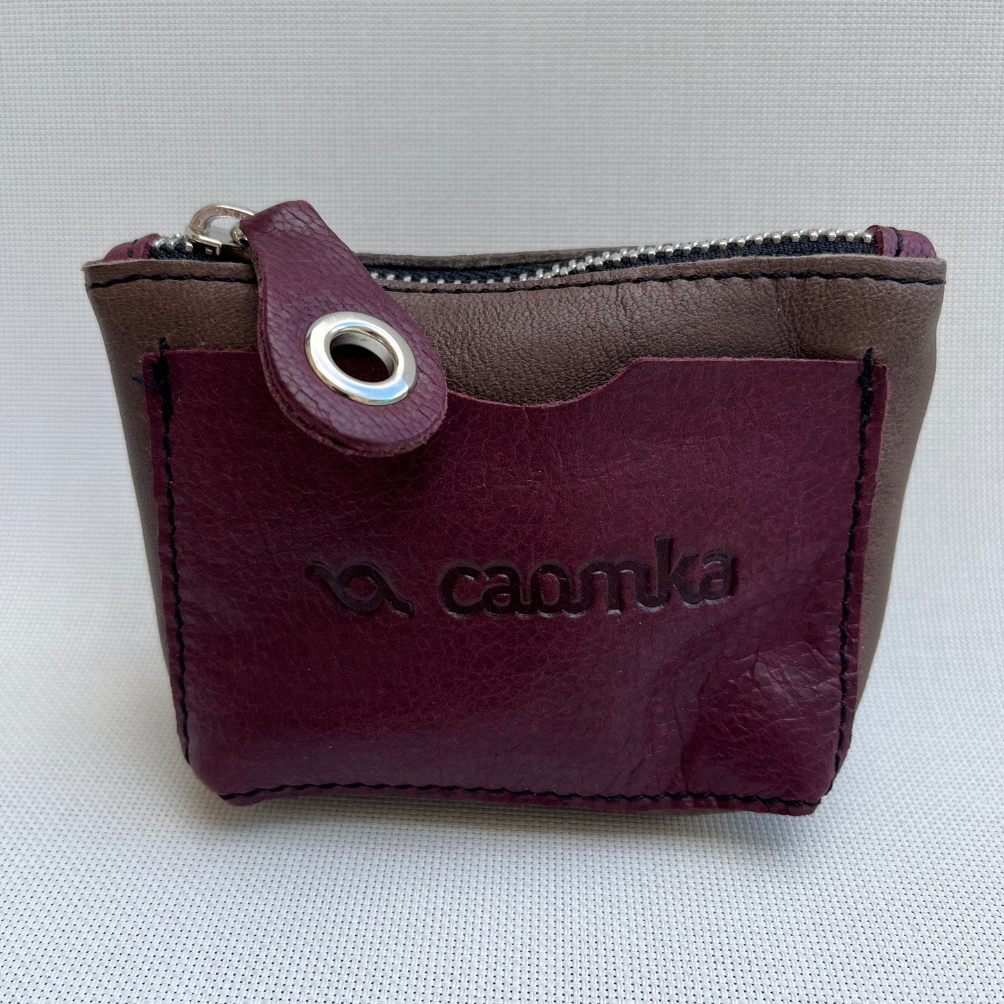 CAOMKA Wink Wallet Natural BioCuir® Leather Exclusive Item No. 12434