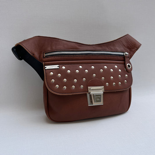 Premium Brown &amp; Silver Natural BioCuir® Leather Exclusive Part No. 11593