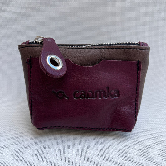 CAOMKA Wink Wallet Natural BioCuir® Leather Exclusive Item No. 12434