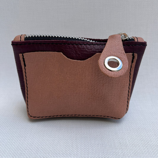 CAOMKA Wink Wallet Natural BioCuir® Leather Exclusive Piece No. 12435