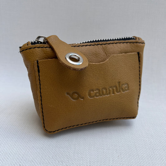 CAOMKA Wink Wallet Natural BioCuir® Leather Exclusive Item No. 12436