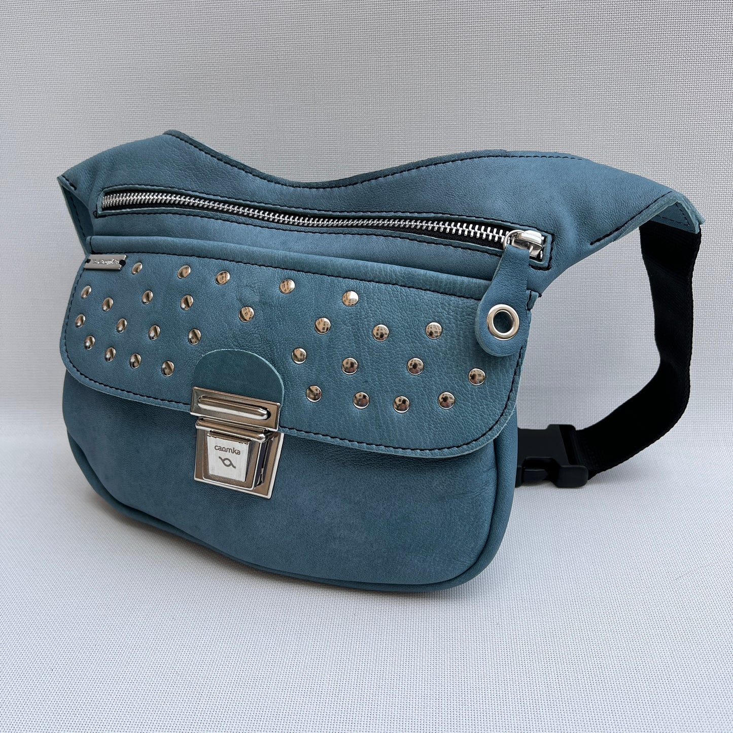 Premium Blue &amp; Silver Natural BioCuir® Leather Exclusive Part No. 11594