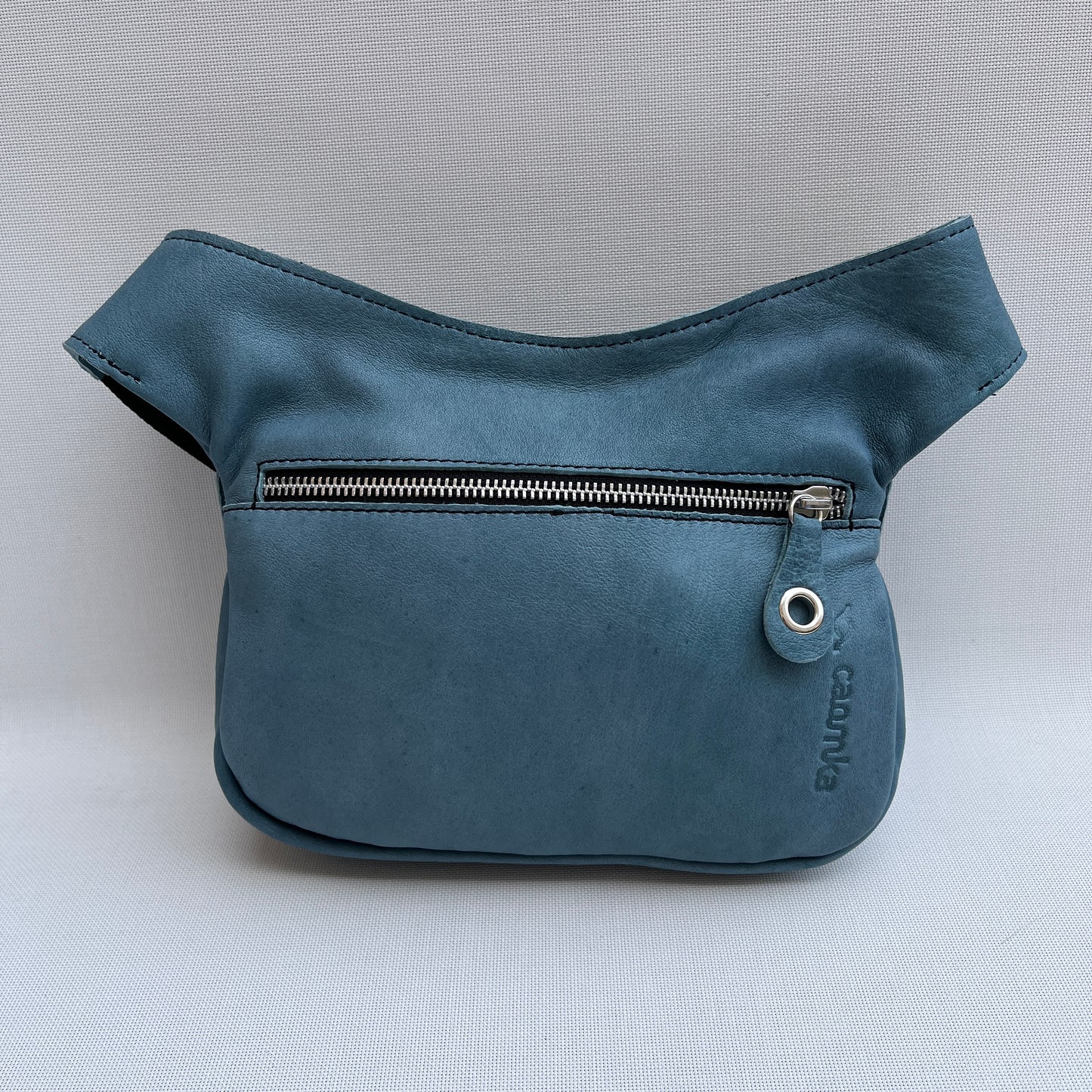 Premium Blue &amp; Silver Natural BioCuir® Leather Exclusive Part No. 11594