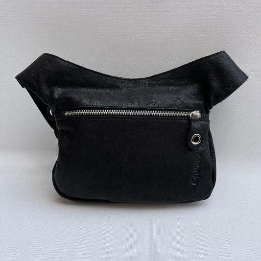 Premium Black Circles &amp; Silver Natural BioCuir® Leather Exclusive Part No. 11591