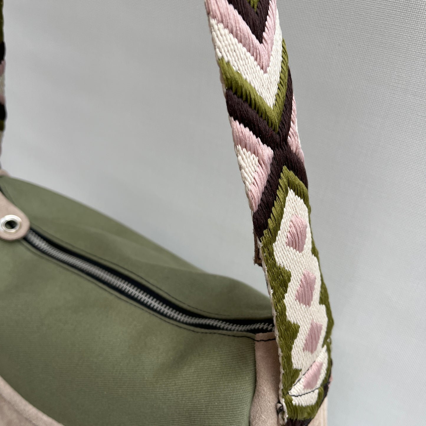 Caomka Tote Bag Special Edition BioCuir® Natural Leather Unique Piece 10850