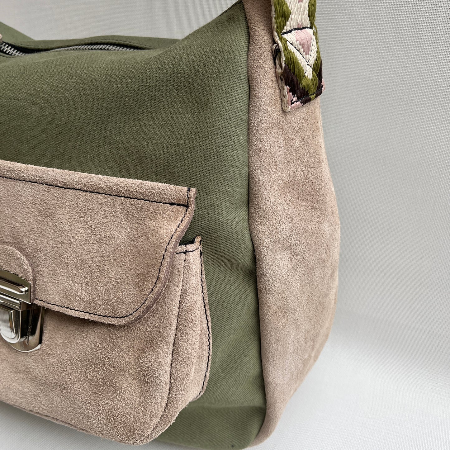 Caomka Tote Bag Special Edition BioCuir® Natural Leather Unique Piece 10850