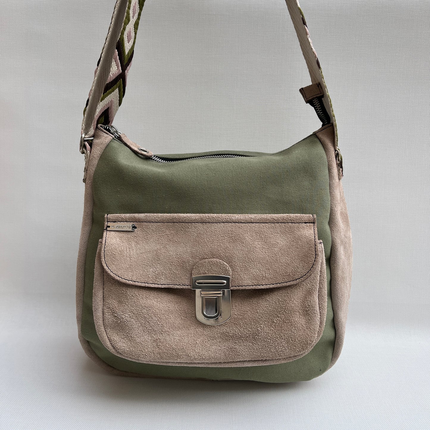 Caomka Tote Bag Special Edition BioCuir® Natural Leather Unique Piece 10850