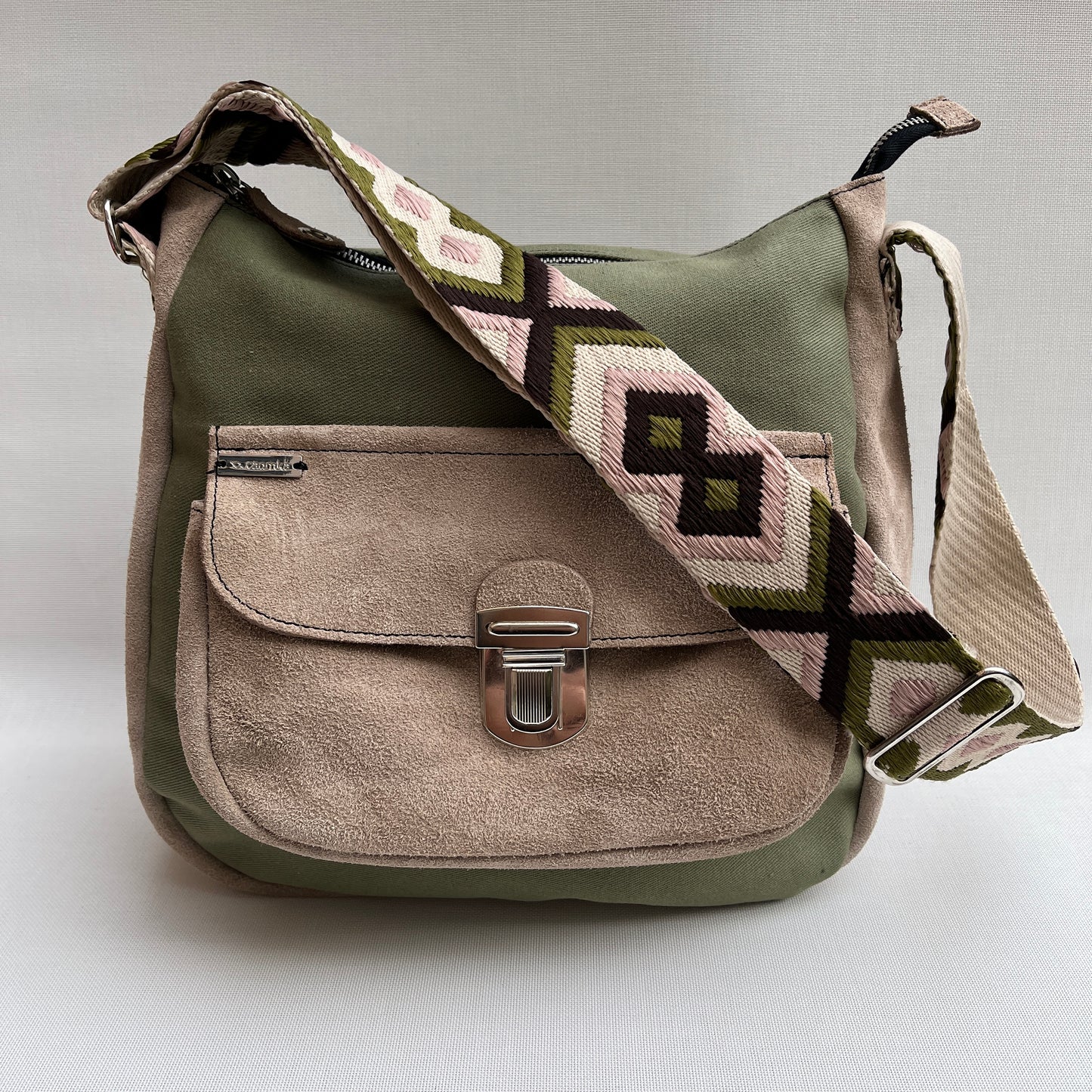 Caomka Tote Bag Special Edition BioCuir® Natural Leather Unique Piece 10850