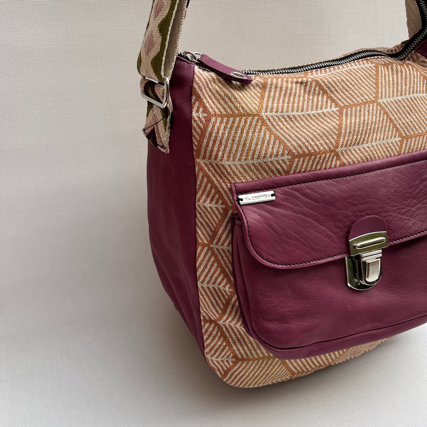 Caomka Tote Bag · Special Edition · BioCuir® natural leather · Unique Piece 10853