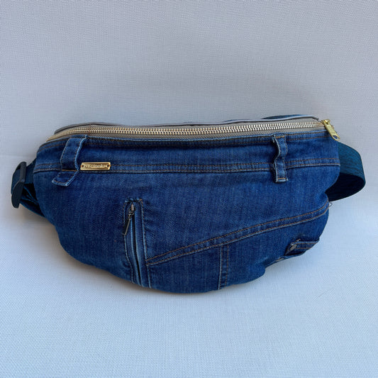 Maxi Retro Chic ♻️ Jeans Recycled ♻️ · Limited Edition · Unique Piece No. 13232
