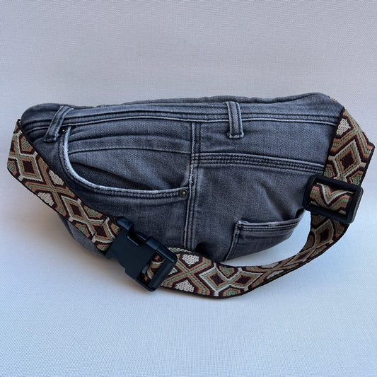 Maxi Retro Chic ♻️ Jeans Recycled ♻️ · Limited Edition · Unique Piece No. 13231