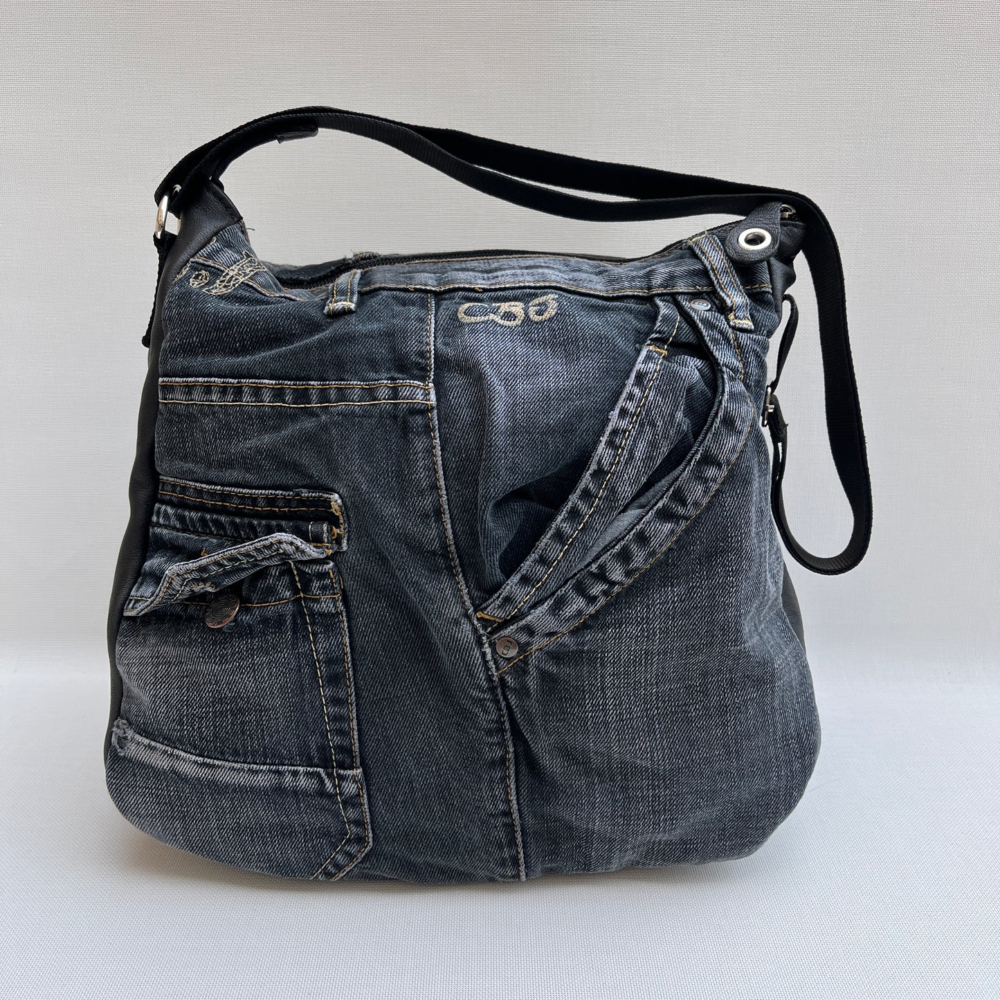 Caomka Tote Bag Special Edition BioCuir® Natural Leather Unique Piece 11634