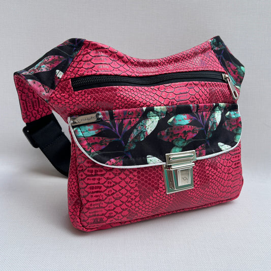 Special Fucsia & Salvia · Piel Vegana · Pieza Única Núm. 12456