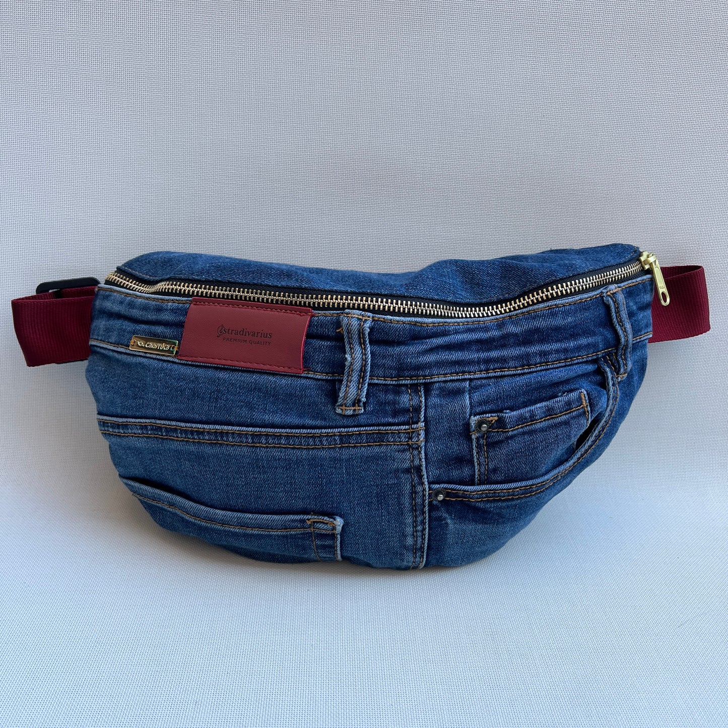 Maxi Retro Chic ♻️ Jeans Recycled ♻️ · Limited Edition · Unique Piece No. 13230