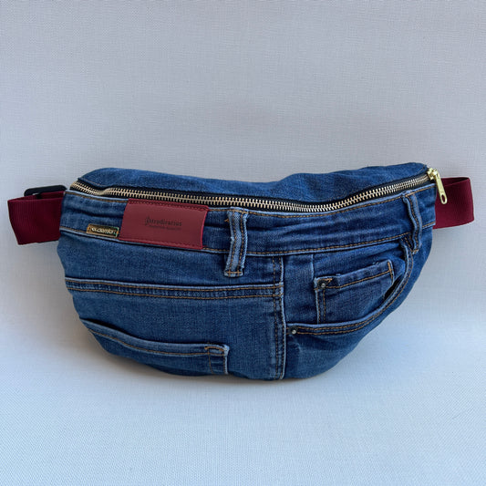 Maxi Retro Chic ♻️ Jeans Recycled ♻️ · Limited Edition · Unique Piece No. 13230
