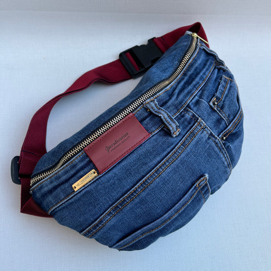 Maxi Retro Chic ♻️ Jeans Recycled ♻️ · Limited Edition · Unique Piece No. 13230