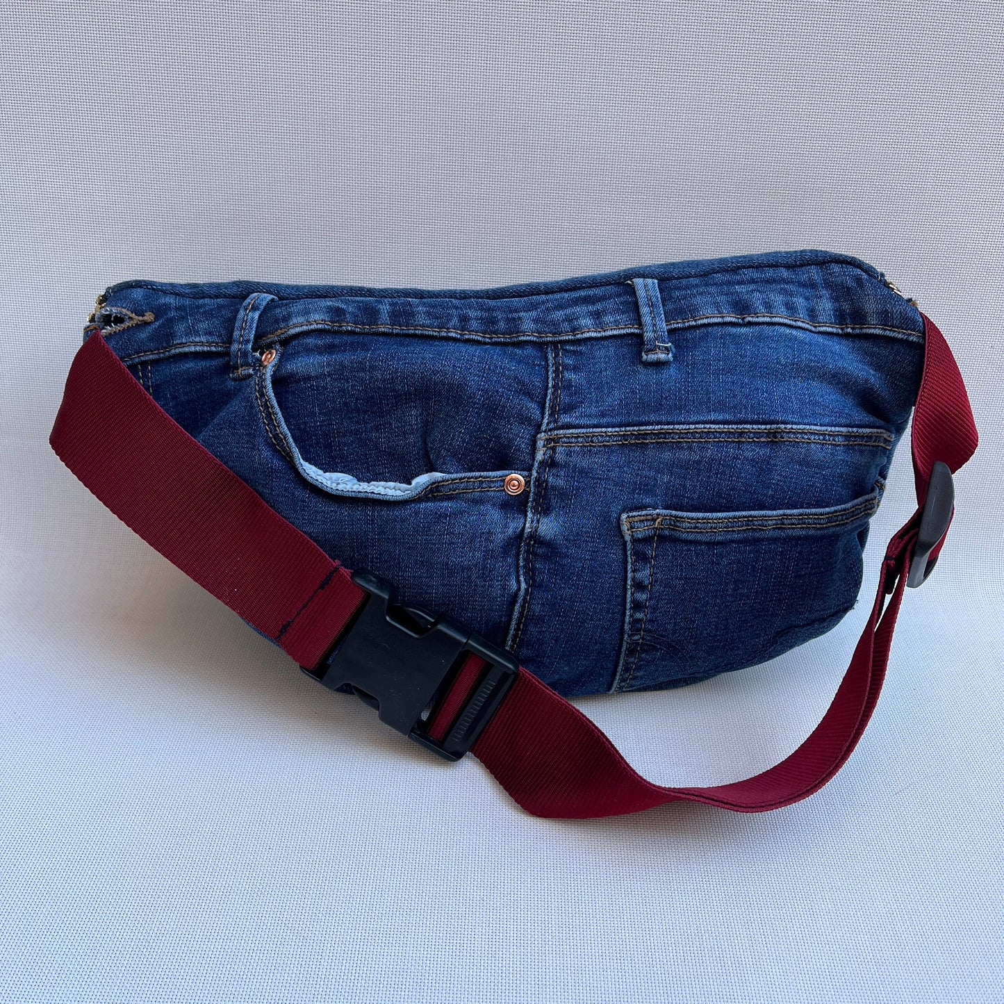 Maxi Retro Chic ♻️ Jeans Recycled ♻️ · Limited Edition · Unique Piece No. 13230