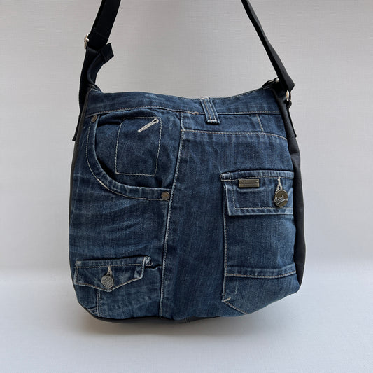 Caomka Tote Bag Special Edition BioCuir® Natural Leather Unique Piece 11637