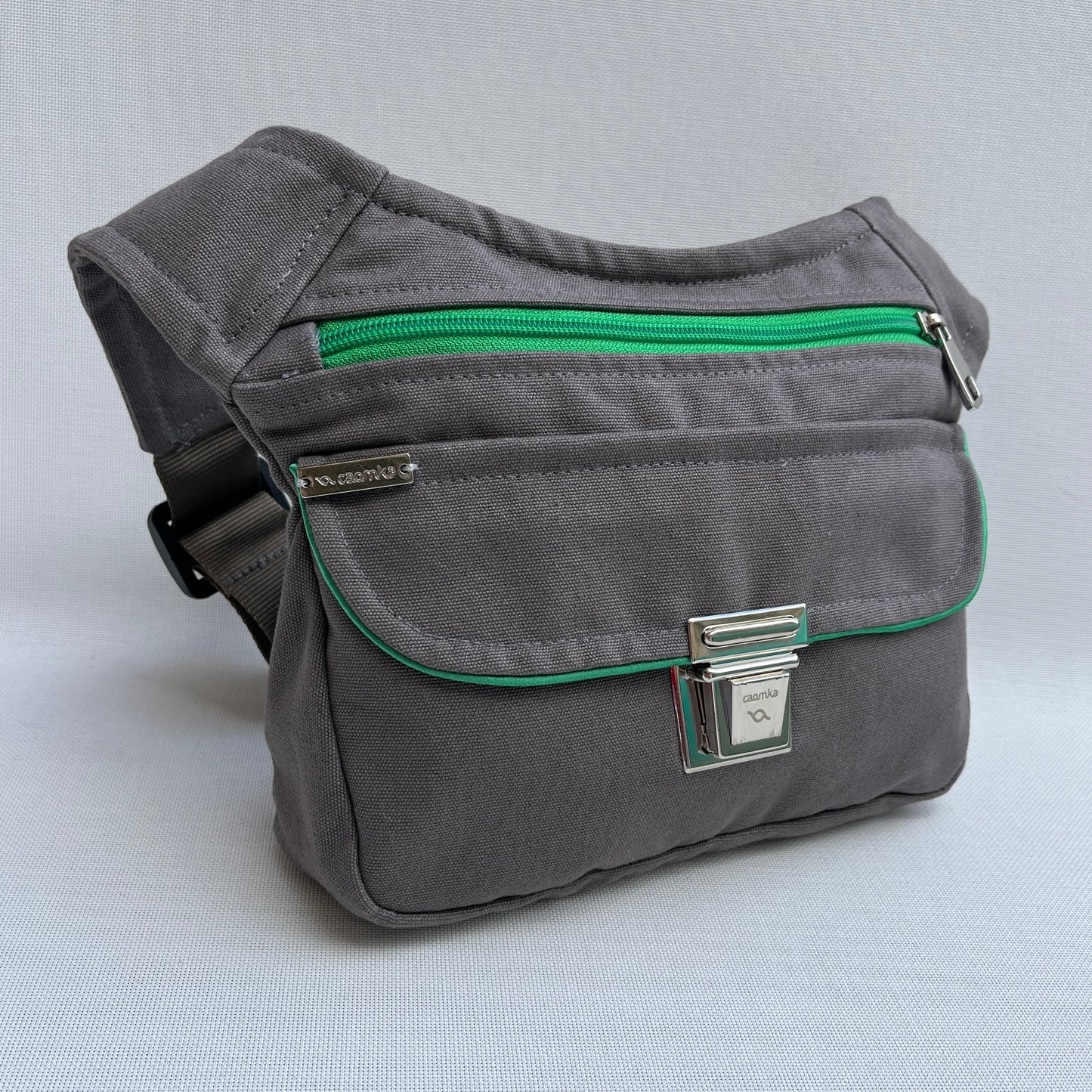 Special Gray &amp; Green + Back pocket Unique Piece No. 12640