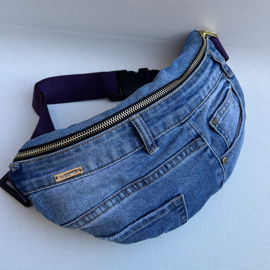 Maxi Retro Chic ♻️ Jeans Recycled ♻️ · Limited Edition · Unique Piece No. 13228
