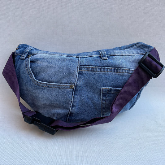 Maxi Retro Chic ♻️ Jeans Recycled ♻️ · Limited Edition · Unique Piece No. 13228