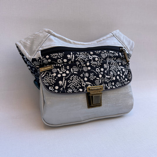 Special Pearl Gray Vegan Leatherette Unique Piece No. 13324