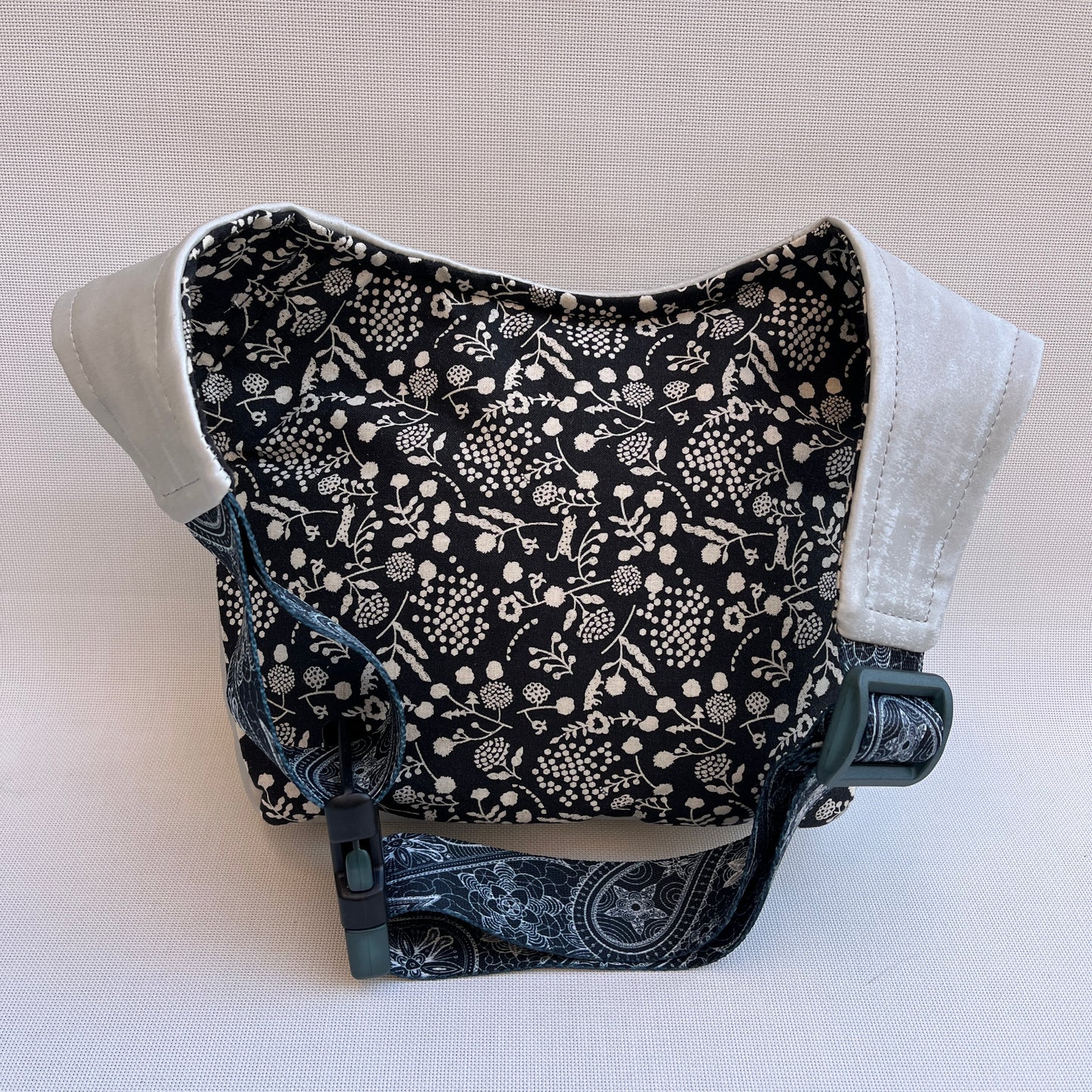 Special Pearl Gray Vegan Leatherette Unique Piece No. 13324