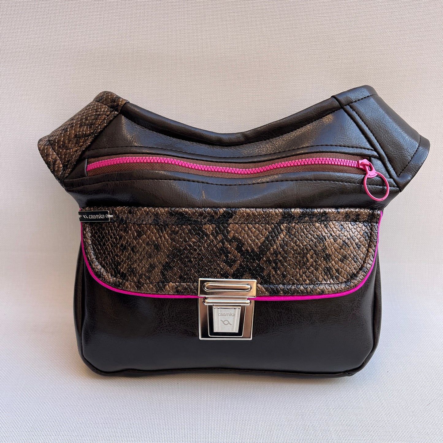 Special Brown & Animal Print Top · Pieza Exclusiva Núm. 13283