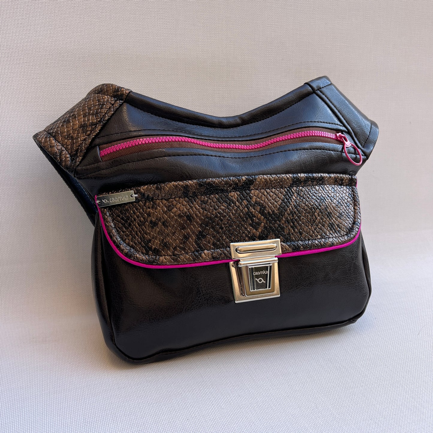 Special Brown & Animal Print Top · Pieza Exclusiva Núm. 13283