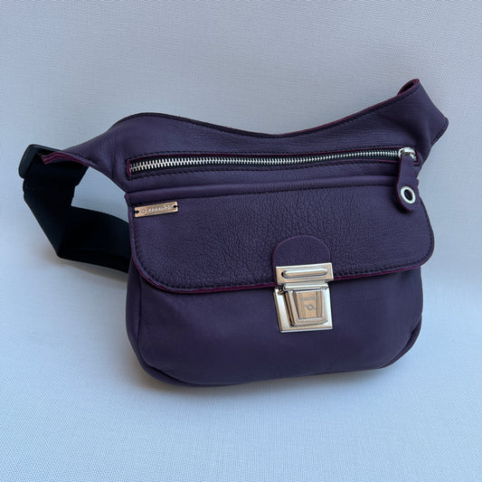 Classic Dark Purple Natural BioCuir® Leather Exclusive Part No. 11630