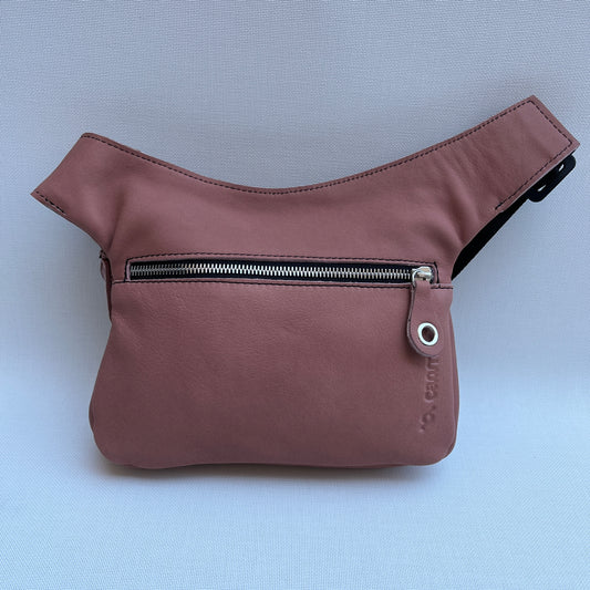 Classic Pale Pink BioCuir® natural leather Exclusive Piece No. 11632