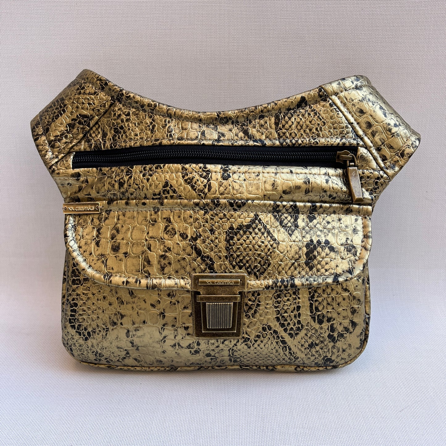 Special Golden Vegan Leatherette Exclusive Piece No. 13287