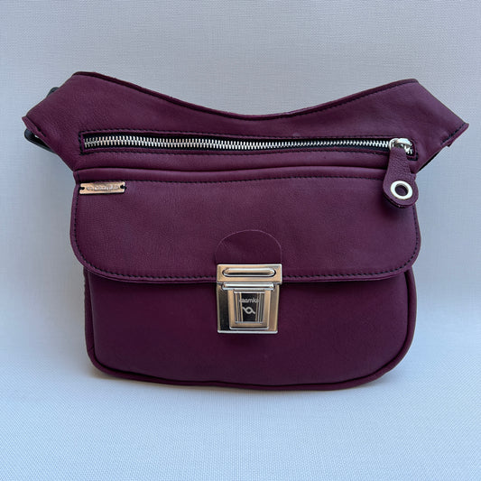 Classic Bordeaux Natural leather BioCuir® Exclusive Piece No. 11633