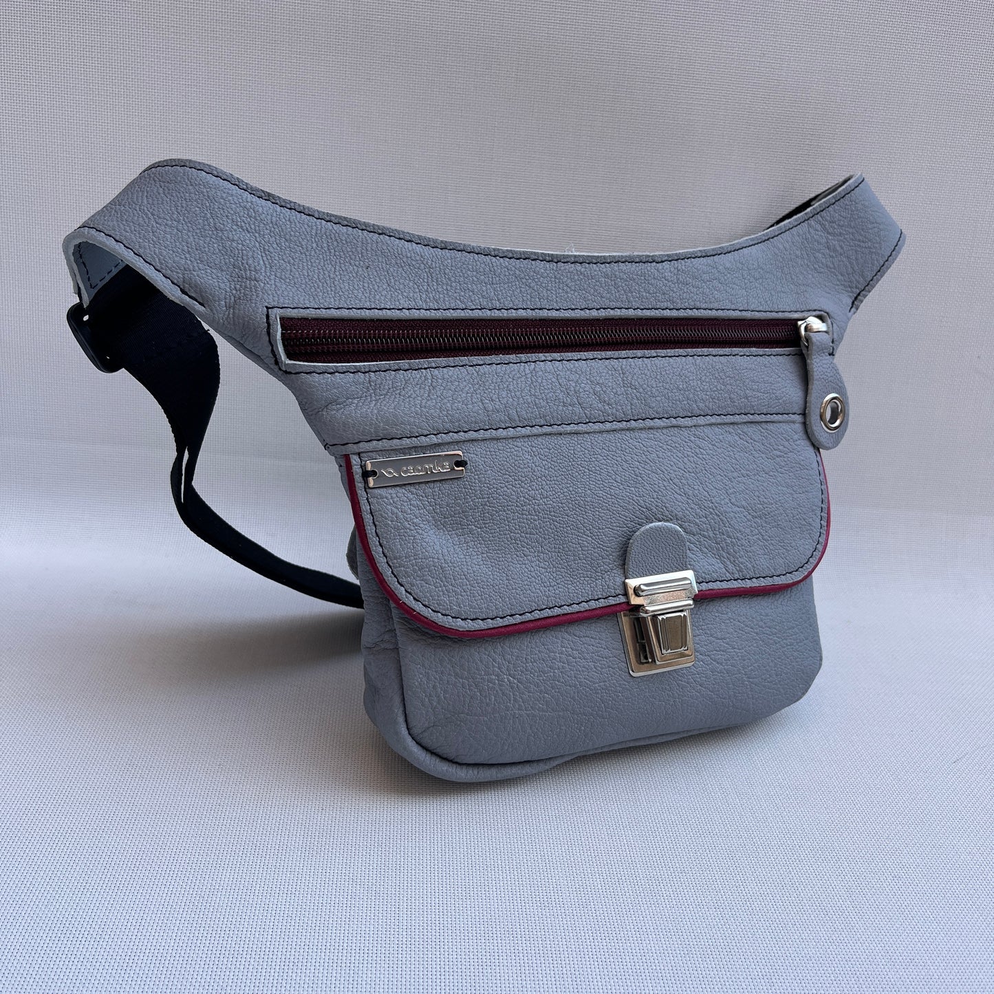 Special Mini Gris Perla Top · Piel natural BioCuir® · Pieza Exclusiva Núm. 13349