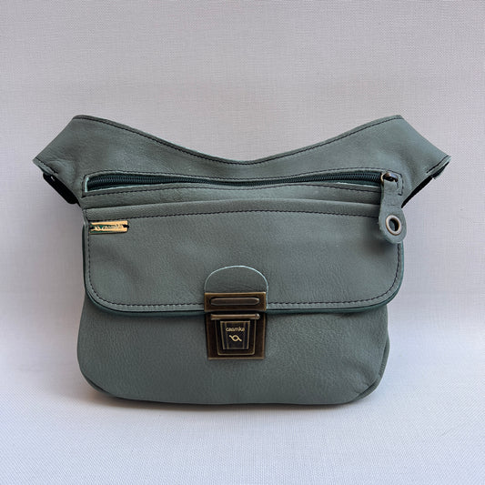 Turquoise Special Natural BioCuir® Leather Exclusive Piece No. 13258