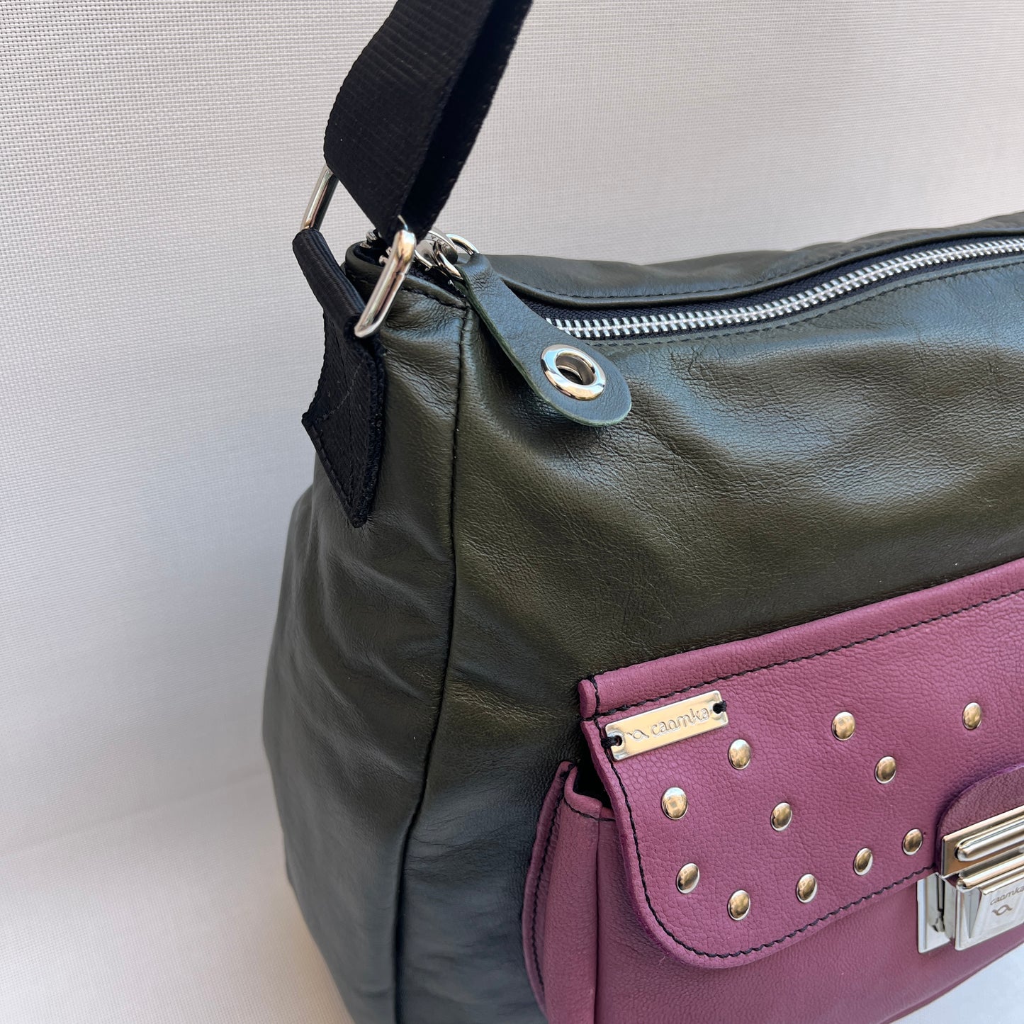 Caomka Tote Bag · Special Edition · BioCuir® natural leather · Unique Piece 12391