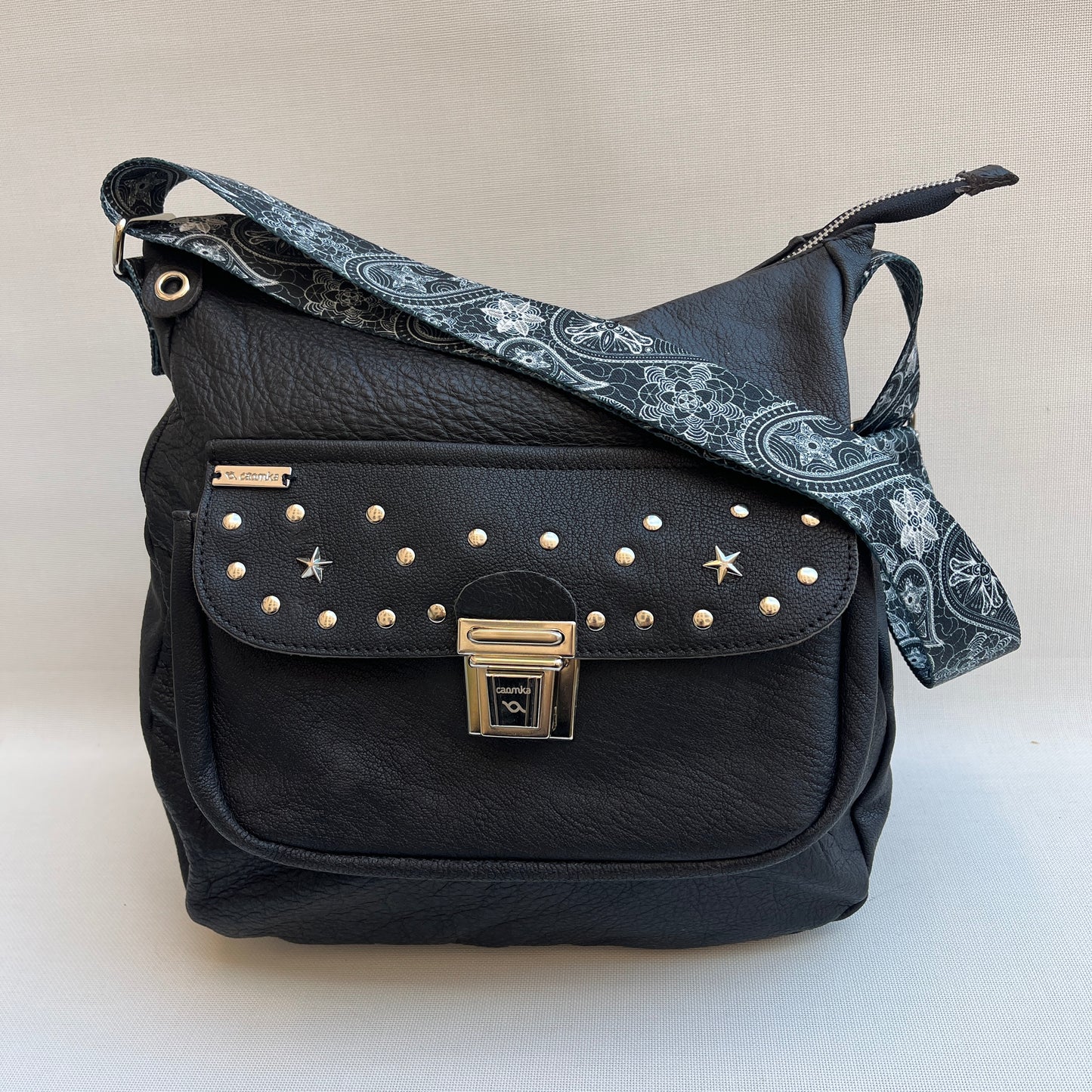 Caomka Tote Bag Special Edition BioCuir® Natural Leather Unique Piece 12392